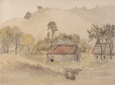 The Barns by Samuel Palmer